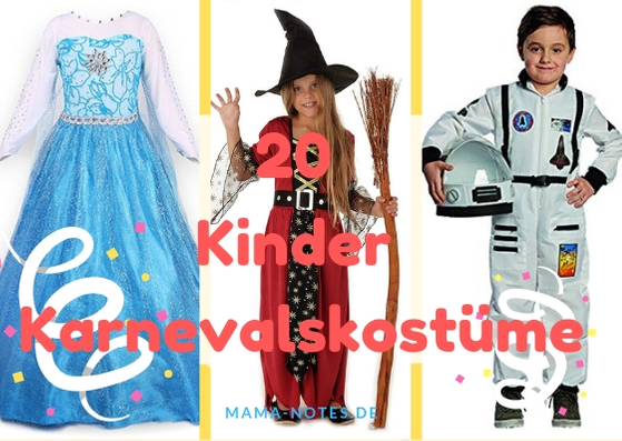 22 Kinder Karnevalskostume Unter Euro Familienblog Mama Notes